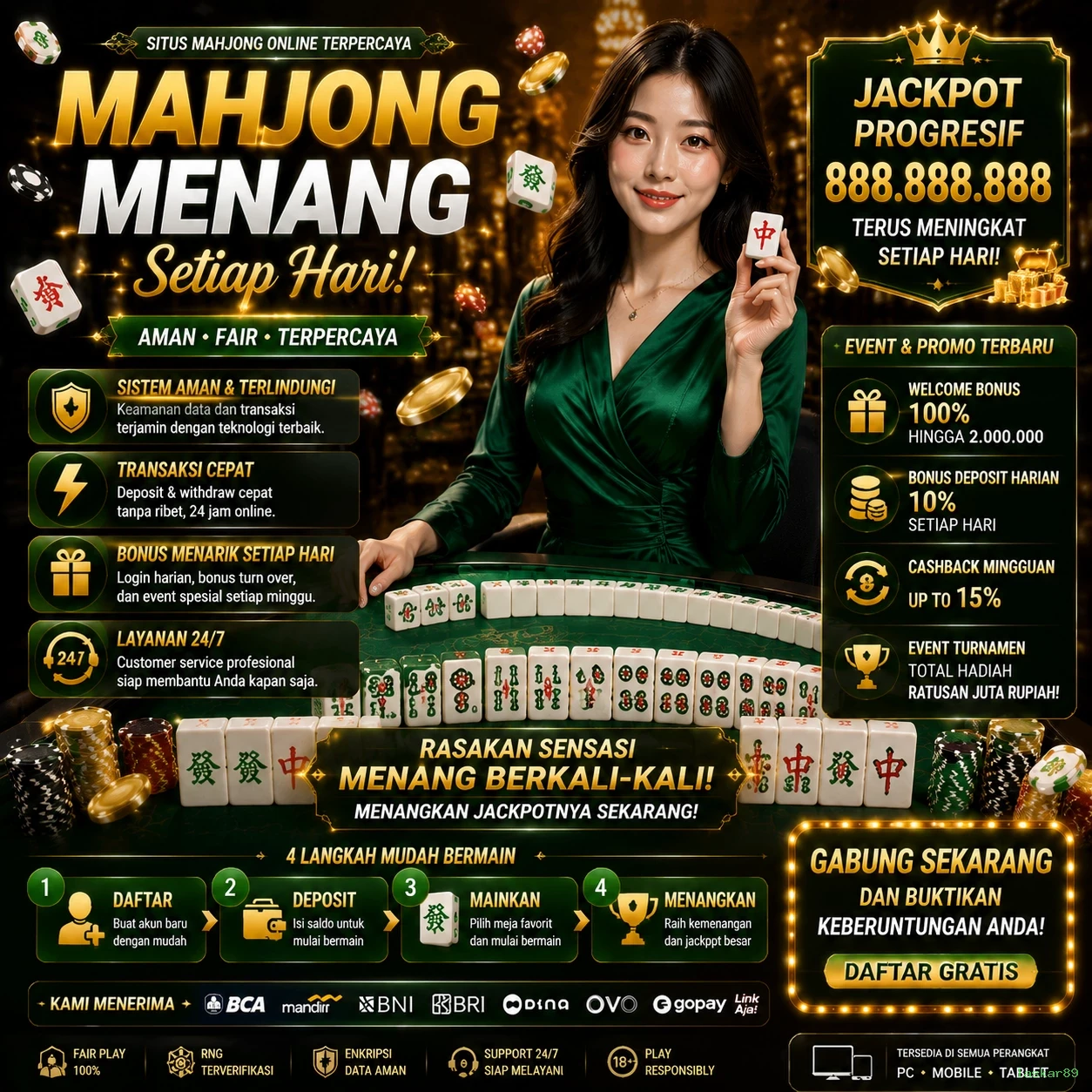 Berbagai Jenis Permainan yang Tersedia di laskar89