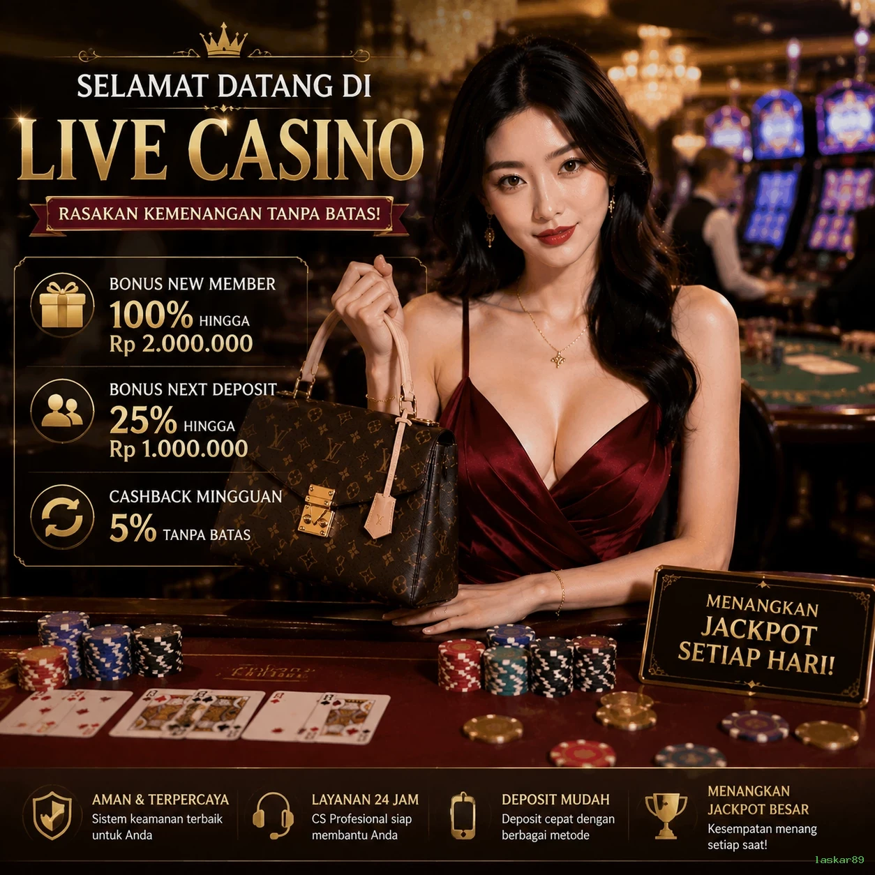 laskar89 Bonus Menarik
