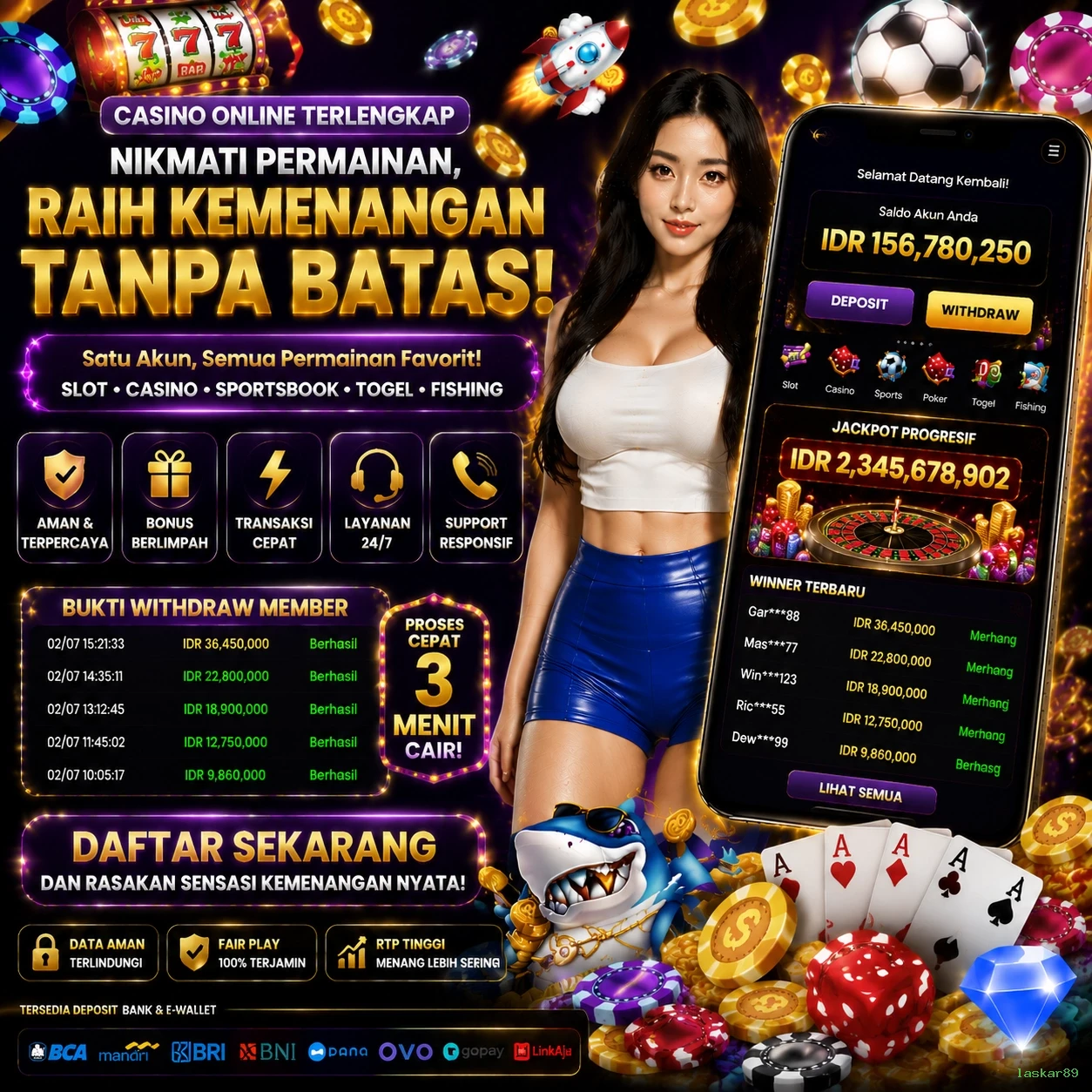 laskar89 Platform Game Terpercaya untuk Pemain Indonesia